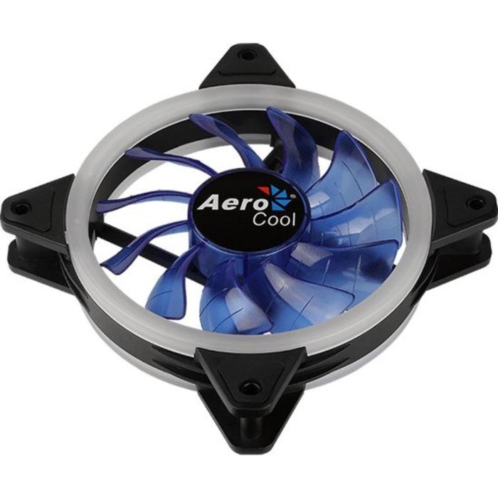 Вентилятор Aerocool Rev Blue, 120x120 мм, 3-pin, 15dB, 153 гр, LED, Ret - фото 51381742