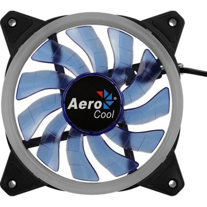 Вентилятор Aerocool Rev Blue, 120x120 мм, 3-pin, 15dB, 153 гр, LED, Ret - фото 51381744