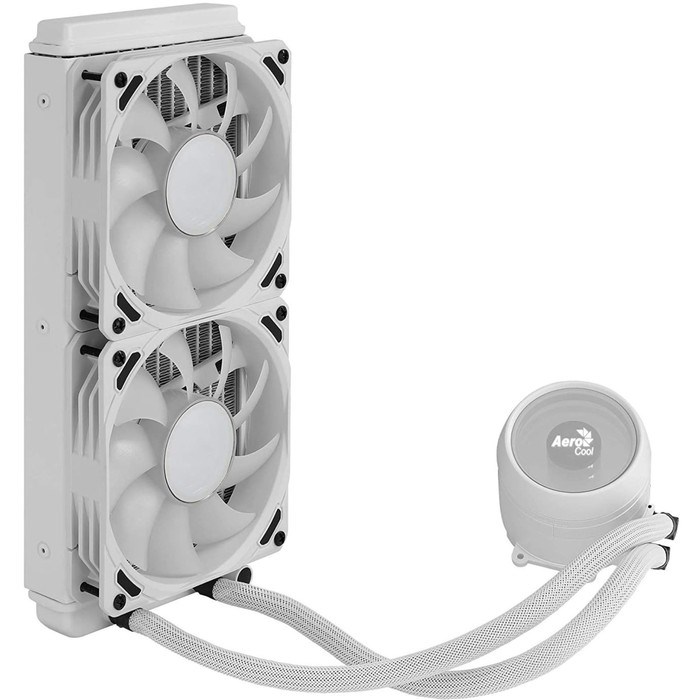 Система водяного охлаждения Aerocool Mirage L240 W, Soc-AM4/1151/1200/2066/1700, 4-pin, 27dB   94931 - фото 51381751