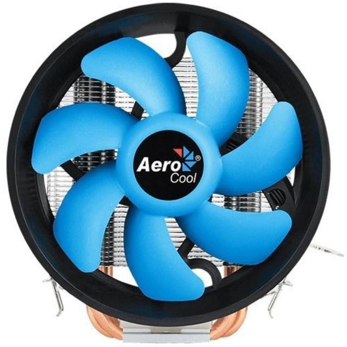 Кулер Aerocool Verkho 3 Plus, Soc-AM4/1151/1200, 4-pin, 18-27dB, Al+Cu, 125W, 528 гр, Ret - фото 51381779