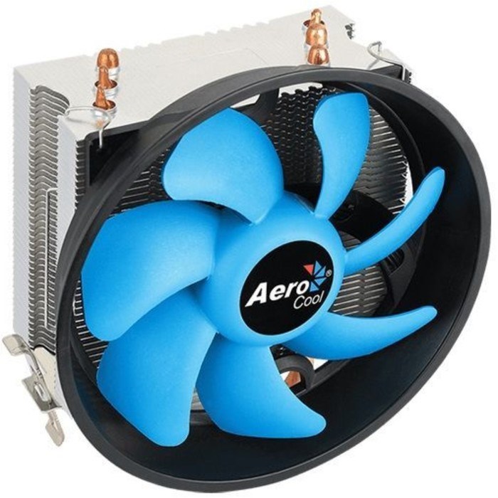 Кулер Aerocool Verkho 3 Plus, Soc-AM4/1151/1200, 4-pin, 18-27dB, Al+Cu, 125W, 528 гр, Ret - фото 51381780