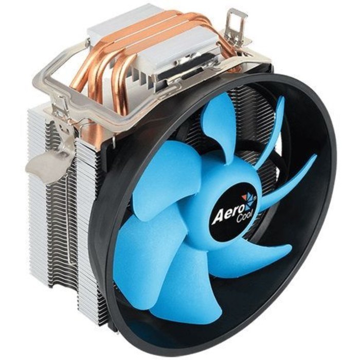 Кулер Aerocool Verkho 3 Plus, Soc-AM4/1151/1200, 4-pin, 18-27dB, Al+Cu, 125W, 528 гр, Ret - фото 51381782