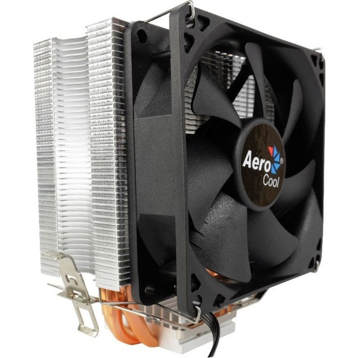 Кулер Aerocool Verkho 3, Soc-AM4/1151/1200, 4-pin, 15-24dB, Al+Cu, 120W, 530 гр, Ret - фото 51381788