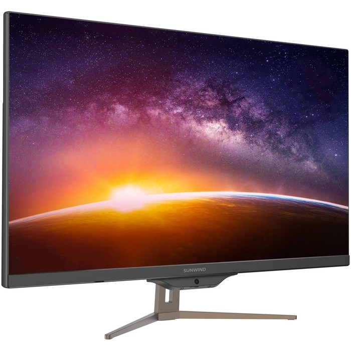 Моноблок SunWind Ultra AiO 27i, 27", i7 10610U, 16 Гб, SSD 512 Гб, UHDG, Win11, чёрный - фото 51382183