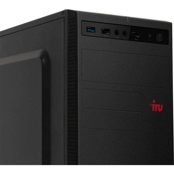 Компьютер IRU Home 310H5SE MT, i3 10105, 8 Гб, HDD 1Тб, UHDG 630, Win11, чёрный - фото 51382371