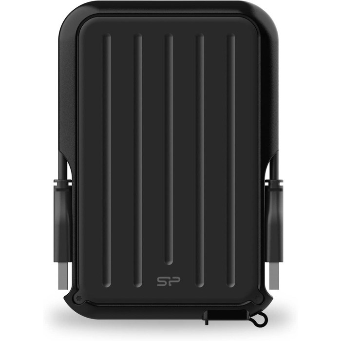 Внешний жесткий диск Silicon Power SP020TBPHD66SS3K Armor A66, 2 Тб, USB 3.0, 2.5", чёрный - фото 51382611