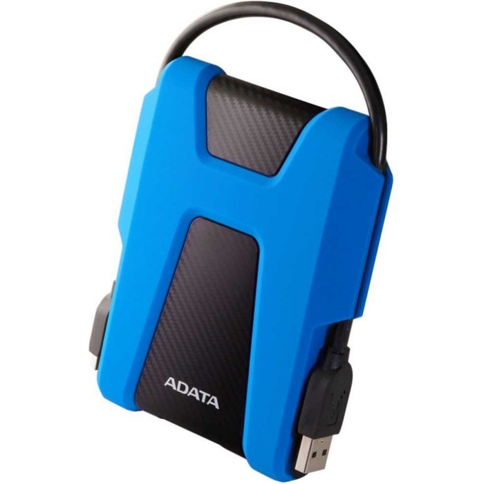 Внешний жесткий диск A-Data AHD680-1TU31-CBL HD680, 1 Тб, USB 3.0, 2.5", синий - фото 51382644