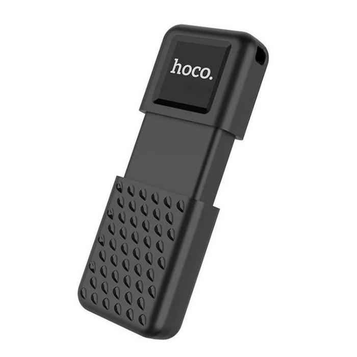 Флешка Hoco UD6 Intelligent, 32 Гб, USB2.0, чт до 30 Мб/с, зап до 10 Мб/с, чёрная - фото 51382947