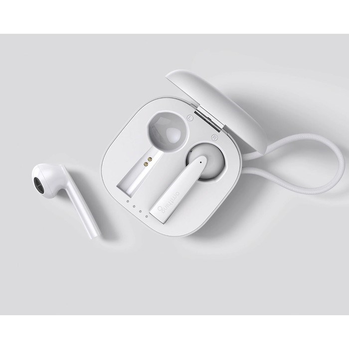 Наушники 1MORE Omthing AirFree Pods EO005, вкладыши, шумоподавление, 400 мАч, белые - фото 51383236