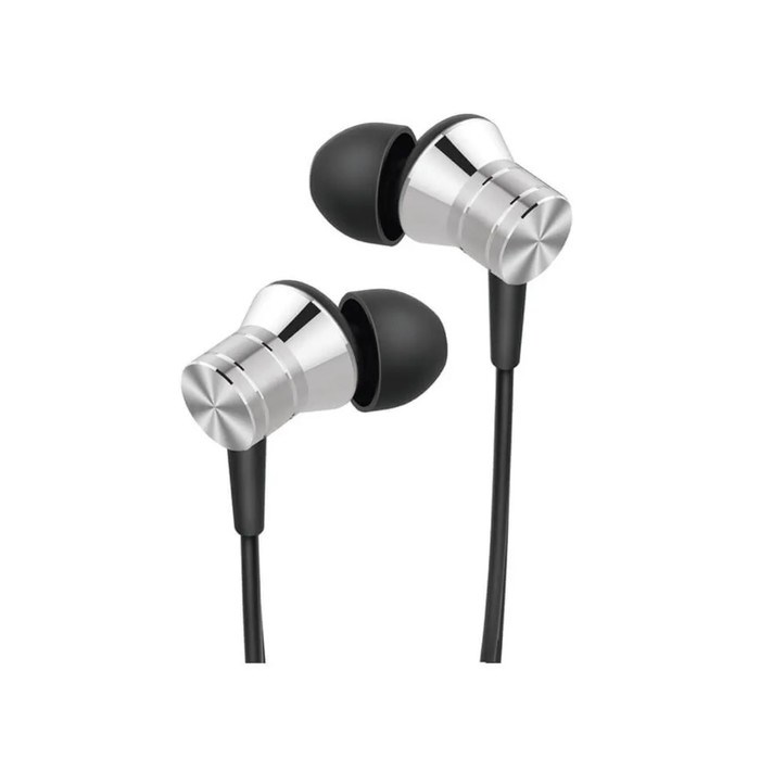 Наушники 1MORE Piston Fit In-Ear Headphones E1009, вакуумные, проводные, 1.25 м, серебристые - фото 51383255