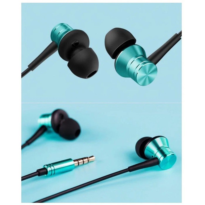 Наушники 1MORE Piston Fit In-Ear Headphones E1009, вакуумные, проводные, 1.25 м, синие - фото 51383265