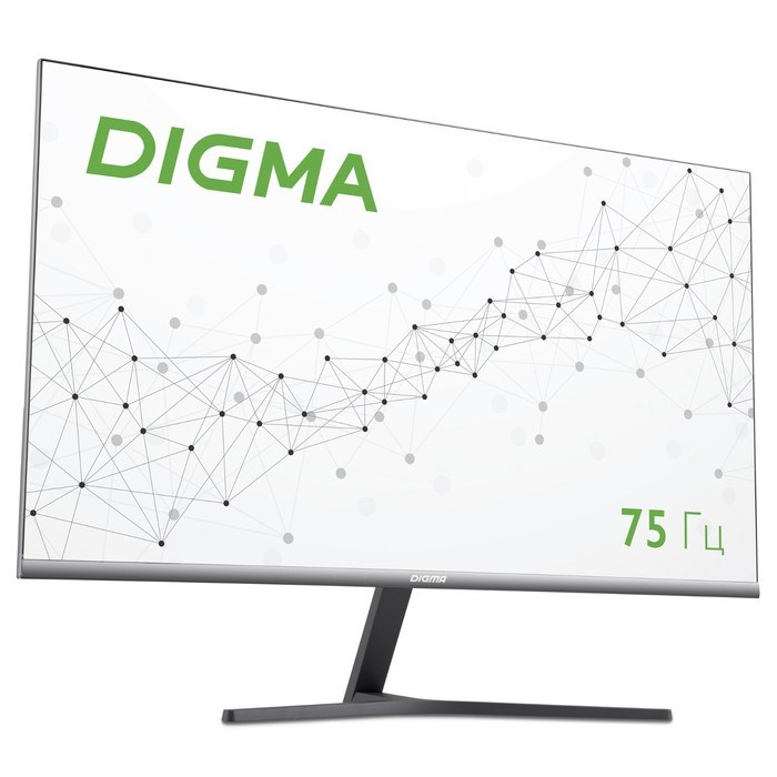 Монитор Digma  DM-MONB2704, 27", IPS, 1920x1080, 75 Гц, 5 мс, HDMI, DP, серый - фото 51383338