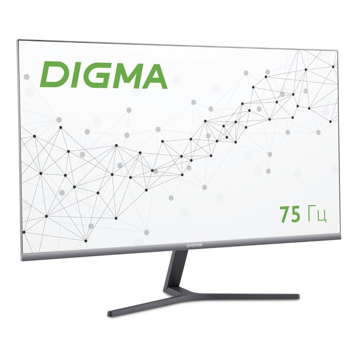 Монитор Digma  DM-MONB2704, 27", IPS, 1920x1080, 75 Гц, 5 мс, HDMI, DP, серый - фото 51383342