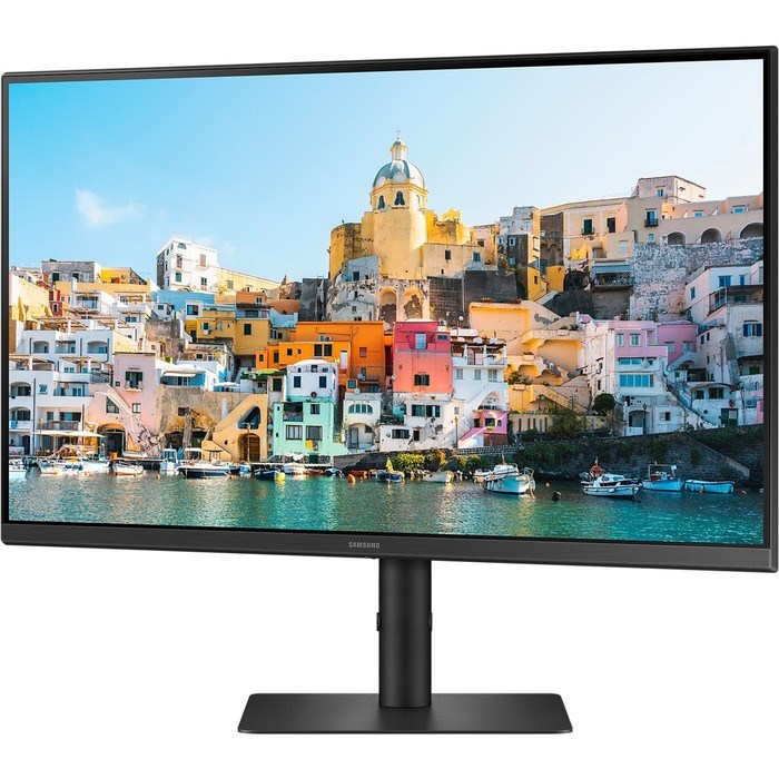 Монитор Samsung LS27A400UJUXEN, 27", IPS, 1920x1080, 75Гц, 5 мс, HDMI, DP, чёрный - фото 51383704