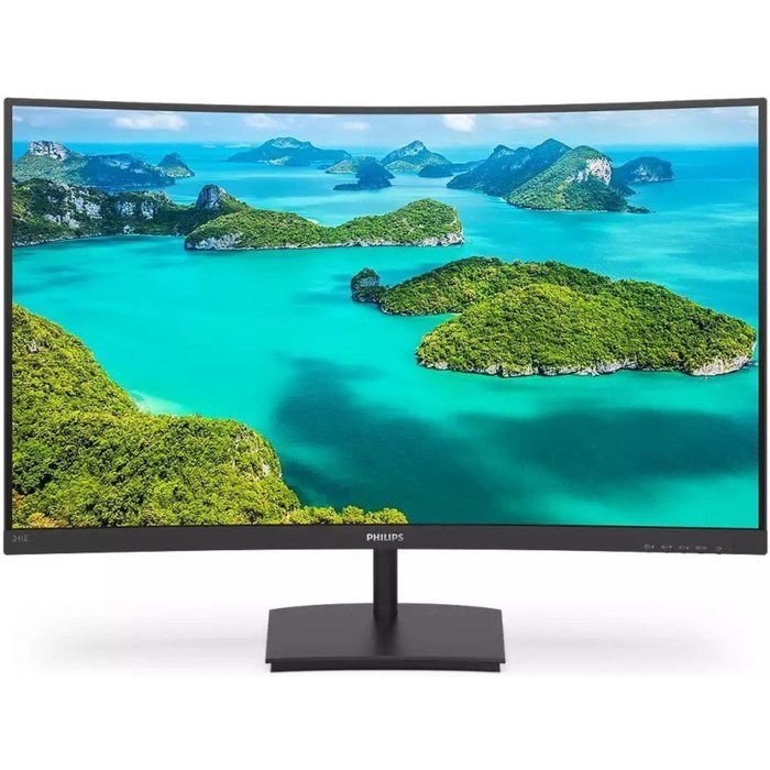 Монитор Philips 241E1SC (00/01), 23.6", VA, 1920x1080, 75Гц, 4 мс, HDMI, VGA, чёрный - фото 51383801