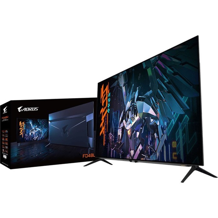 Монитор Gigabyte Aorus FO48U, 47", OLED, 3840x2160, 120Гц, 1 мс, HDMI, DP, чёрный - фото 51383849