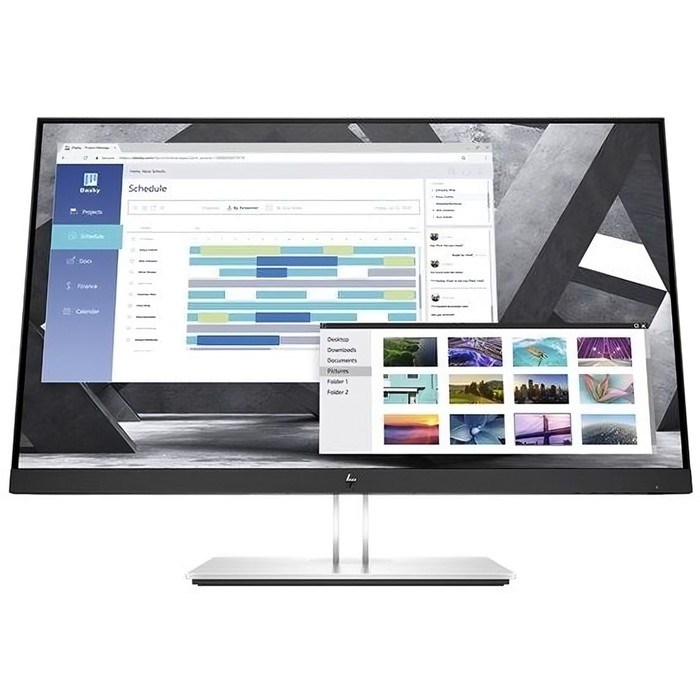 Монитор HP E27q G4, 27", IPS, 2560x1440, 60Гц, 5 мс, HDMI, VGA, DP, чёрный - фото 51383898