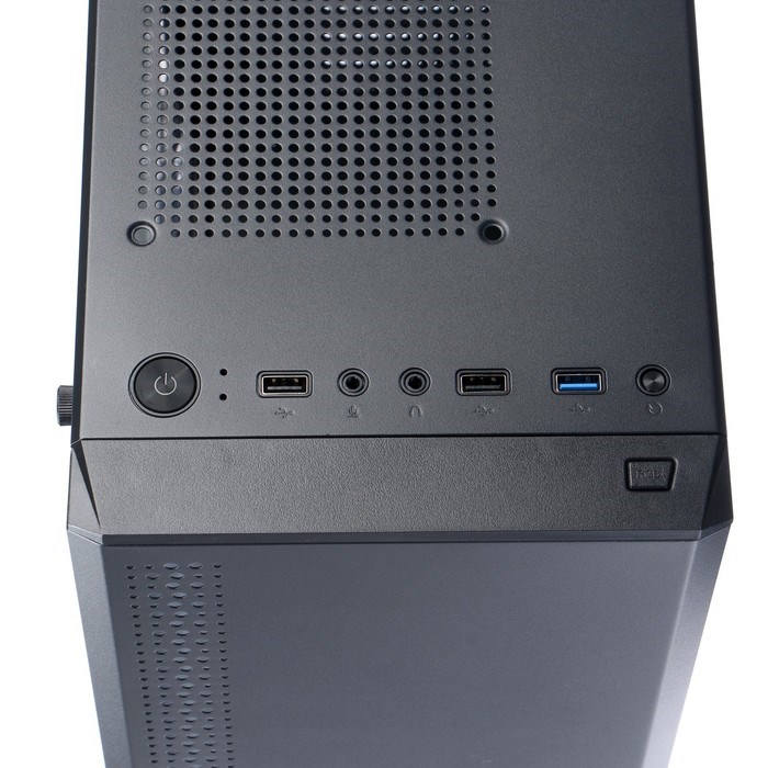 Корпус ExeGate Miditower Mistery Z4, без БП, ATX, 2хUSB 2.0+1хUSB 3.0, с подсветкой, черный - фото 51384003