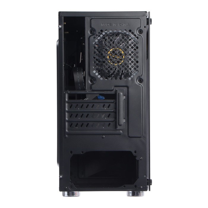 Корпус ExeGate Minitower Mistery R2, без БП, mATX, 2хUSB 2.0+1хUSB 3.0,с подсветкой, черный - фото 51384022