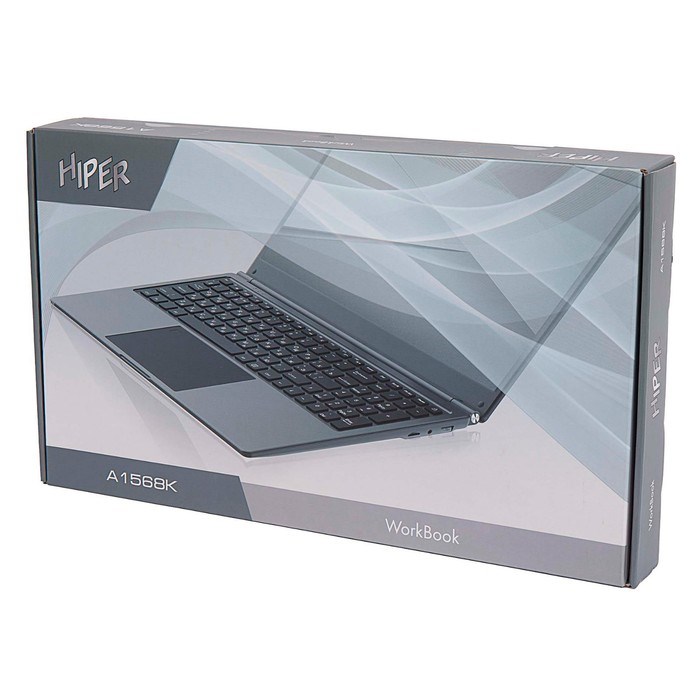 Ноутбук Hiper Workbook A1568K, 15.6",i5 1135G7, 8 Гб, SSD 512 Гб, UHD, Win10, чёрный - фото 51384056