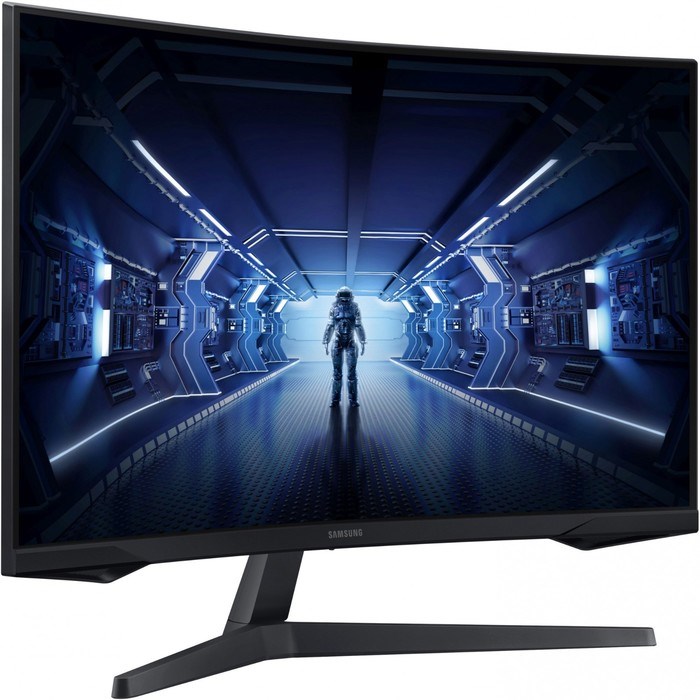 Монитор Samsung Odyssey G5 C32G55TQBI, 32", VA, 2560x1440, 144Гц, 1 мс, HDMI, DP, чёрный - фото 51384188