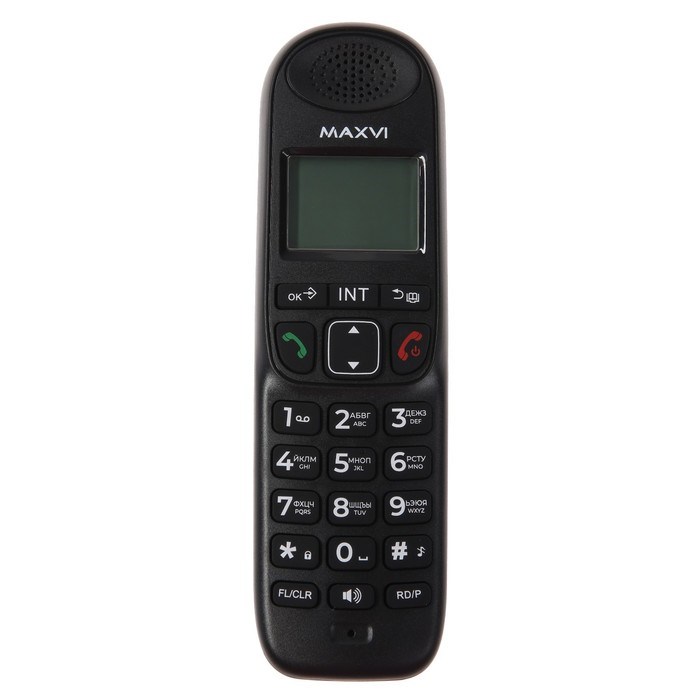 Радиотелефон DECT Maxvi AM-01, Caller ID, интерком, спикерофон, АОН, конференц-связь, черный - фото 51384227