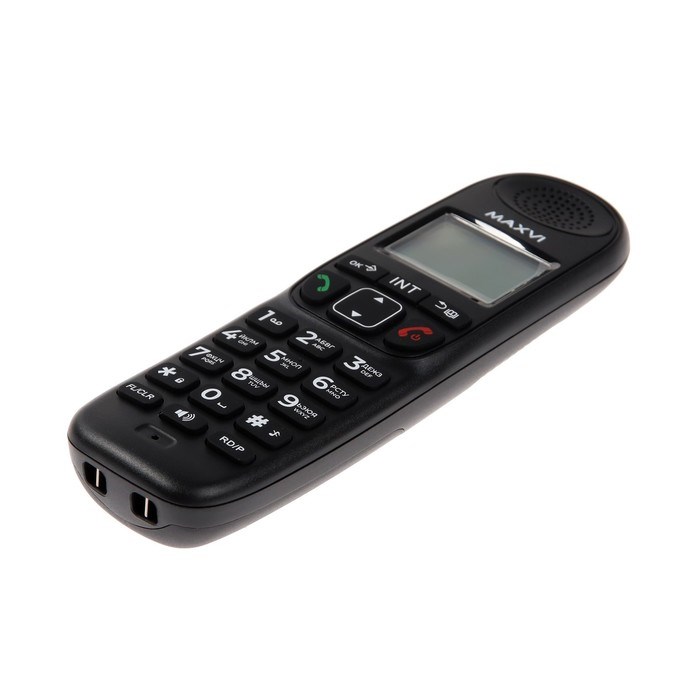 Радиотелефон DECT Maxvi AM-01, Caller ID, интерком, спикерофон, АОН, конференц-связь, черный - фото 51384228