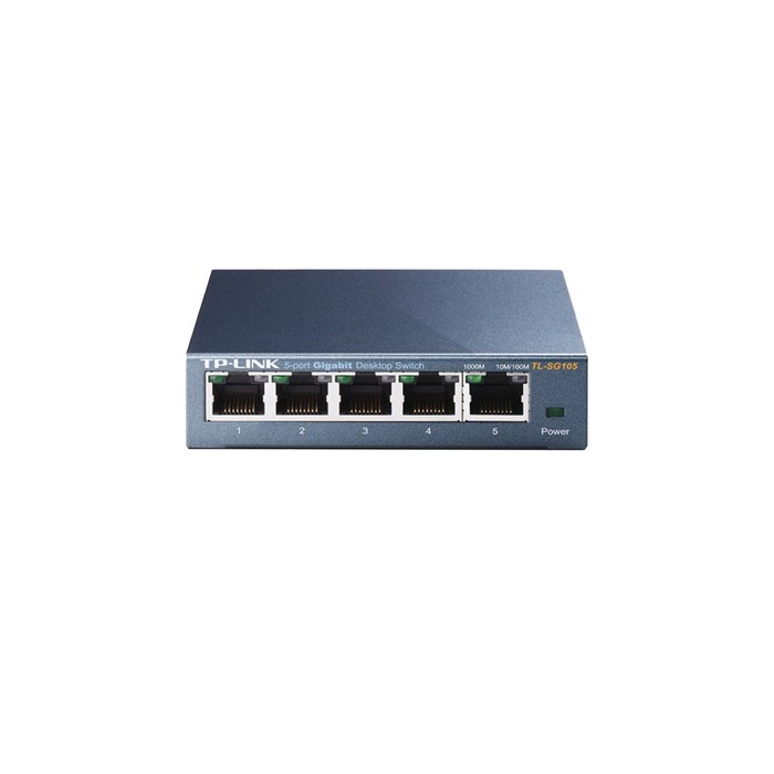 Коммутатор TP-Link TL-SG105 неуправляемый настольный 5x10/100/1000BASE-T - фото 51385714