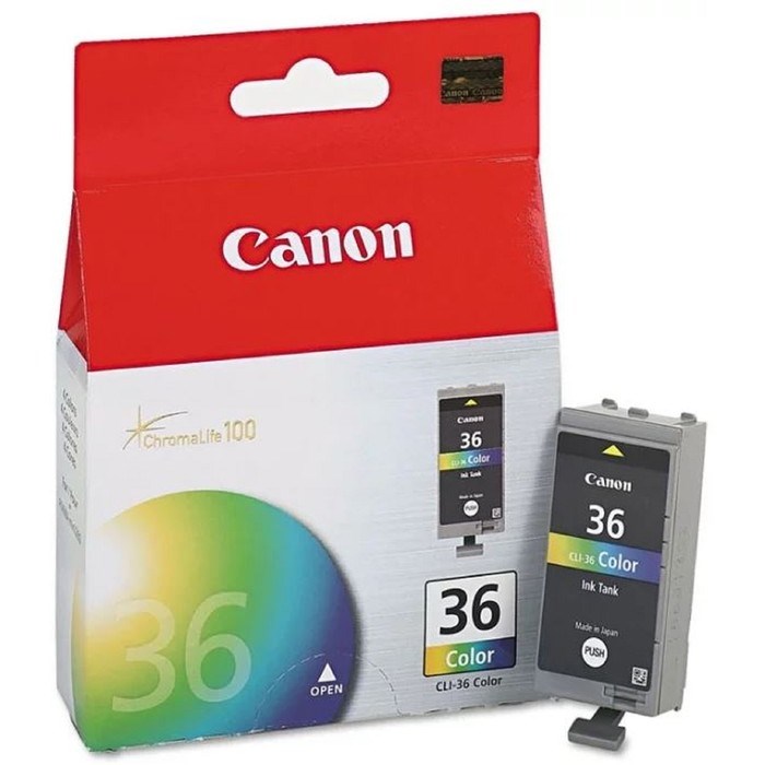 Картридж струйный Canon CLI-36 1511B001 многоцветный для Canon Pixma 260mini - фото 51385738