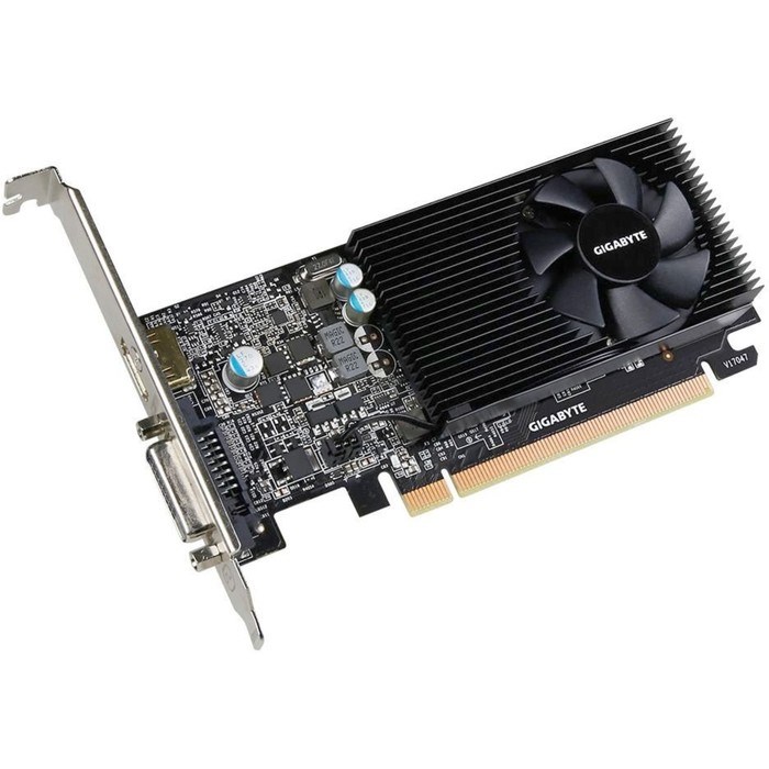 Видеокарта Gigabyte GeForce GT 1030 (GV-N1030D5-2GL) 2G,64bit,GDDR5,1468/6008 - фото 51385745