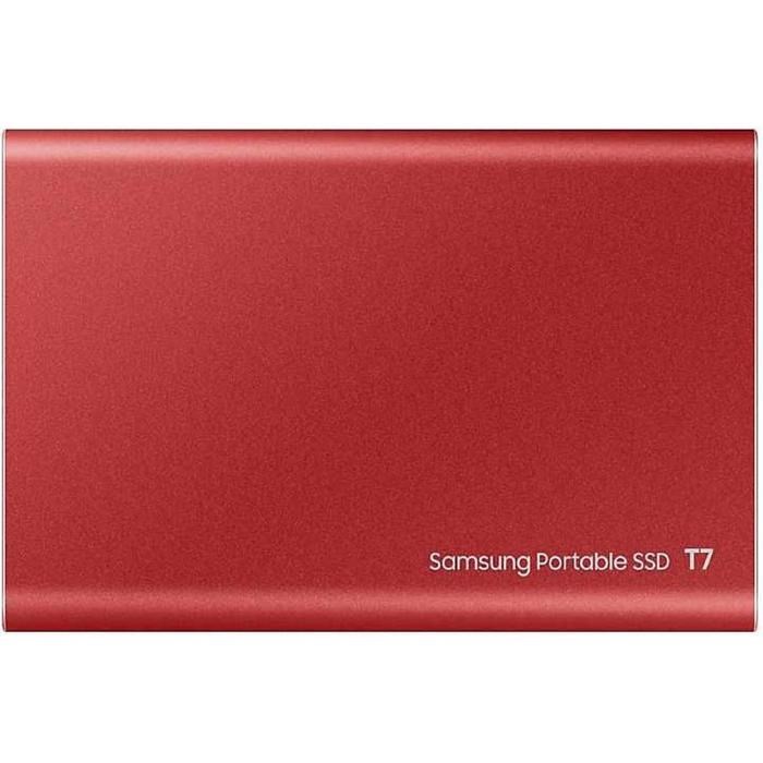 Накопитель SSD Samsung MU-PC1T0R/WW T7, 1.8", 1Тб, USB Type-C, красный - фото 51385820