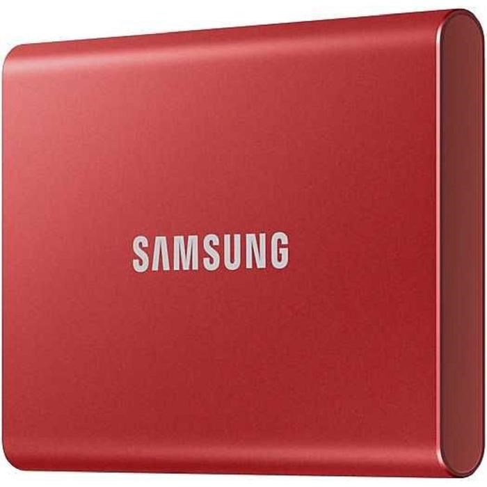 Накопитель SSD Samsung MU-PC1T0R/WW T7, 1.8", 1Тб, USB Type-C, красный - фото 51385822