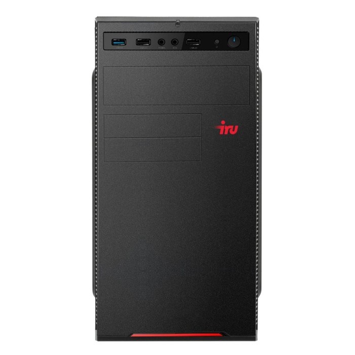 Компьютер IRU Home 120 MT, E1 6010, 4 Гб, SSD 128 Гб, R2 , noOS, чёрный - фото 51385869