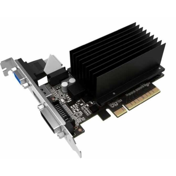 Видеокарта Palit PA-GT710-2GD3H, GeForce GT 710, 2Gb, DDR3, DVI, HDMI, CRT - фото 51385889