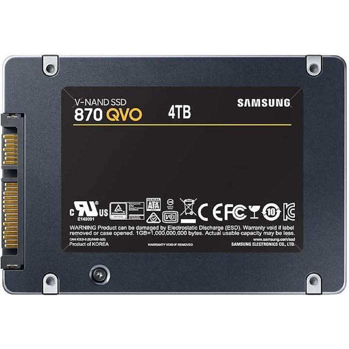 Накопитель SSD Samsung MZ-77Q4T0BW 870 QVO 2.5", 4Тб, SATA III - фото 51385942