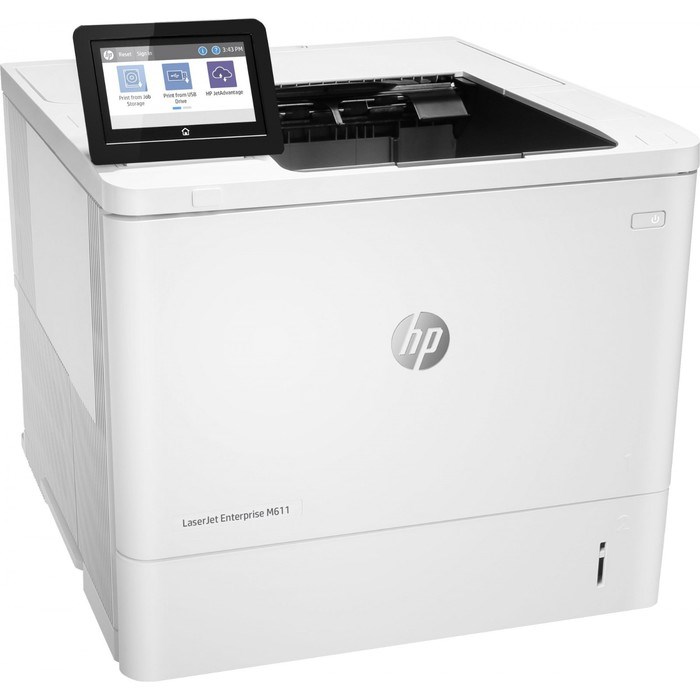 Принтер лазерный чёрно-белый HP LaserJet Enterprise M611dn (7PS84A), A4, Duplex Net - фото 51385983