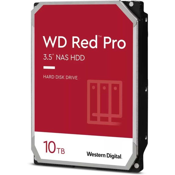 Жёсткий диск WD WD102KFBX NAS Red Pro, 10 Тб, SATA-III, 3.5" - фото 51386021