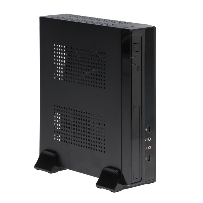 Корпус ExeGate Desktop FL-101, без БП, mini-ITX, 2хUSB 2.0, чёрный - фото 51386174