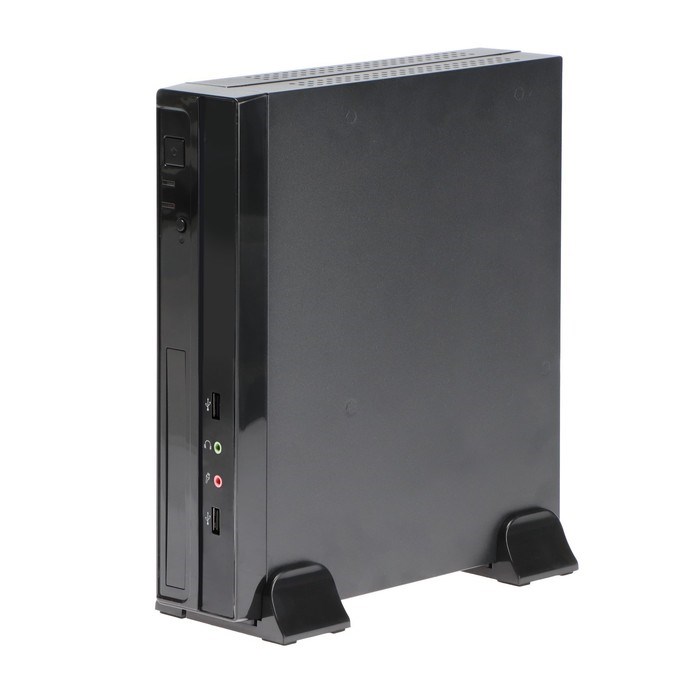 Корпус ExeGate Desktop FL-101, без БП, mini-ITX, 2хUSB 2.0, чёрный - фото 51386176