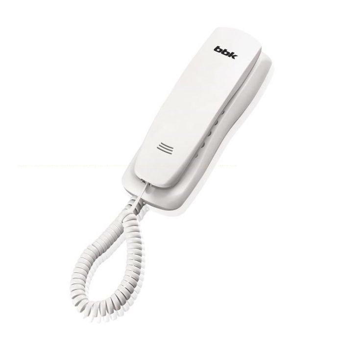 Телефон проводной BBK BKT-105 RU белый - фото 51386205