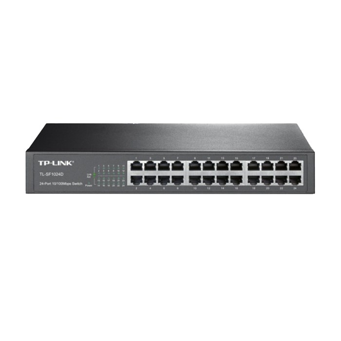 Коммутатор TP-Link TL-SF1024D настольный/19U 24x10/100BASE-TX - фото 51386206