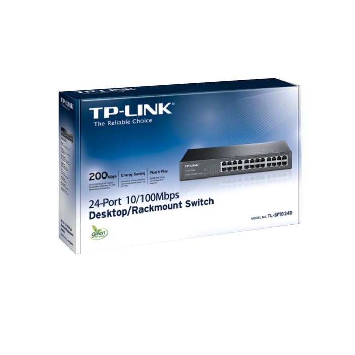 Коммутатор TP-Link TL-SF1024D настольный/19U 24x10/100BASE-TX - фото 51386208