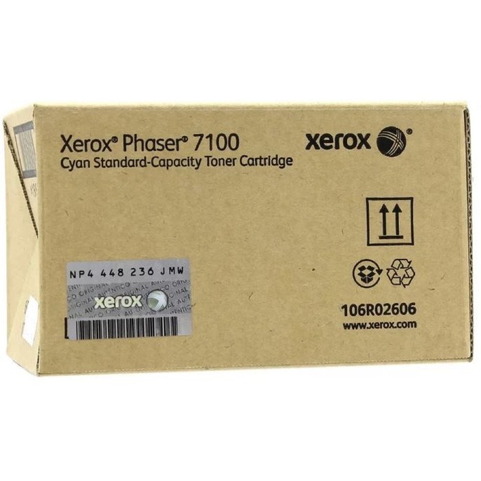 Тонер Картридж Xerox 106R02606 голубой для Xerox Ph 7100 (4500стр.) - фото 51386258