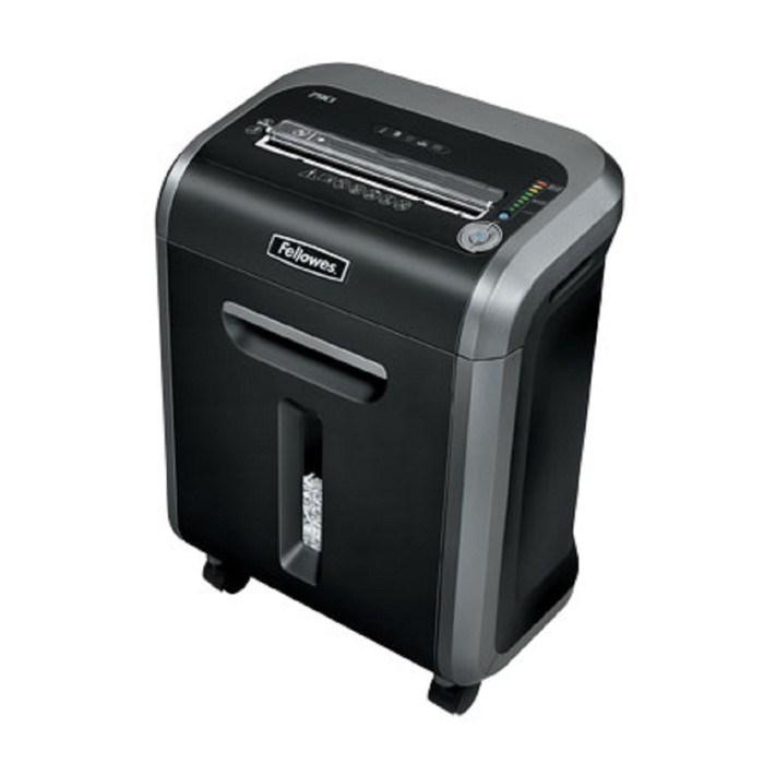 Шредер Fellowes PowerShred 79Ci (P-4), фрагменты 4x38мм,16 листов одн,скобы,пл.карты,CD,23л - фото 51386277