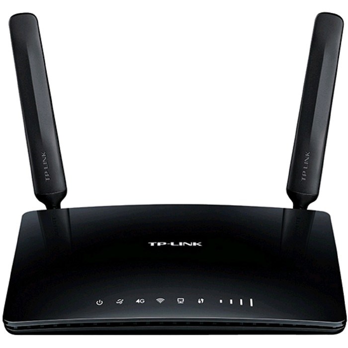 Wi-Fi роутер беспроводной TP-Link TL-MR6400 N300, 10/100 Мбит, 4G cat.4, чёрный - фото 51386285