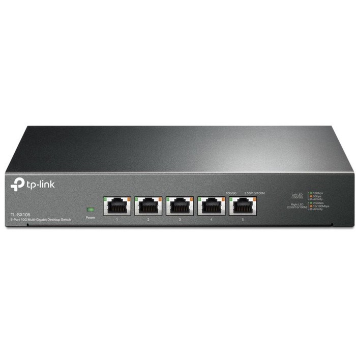 Коммутатор TP-Link TL-SX105, неуправляемый, 5х10/100/1000BASE-T - фото 51386525