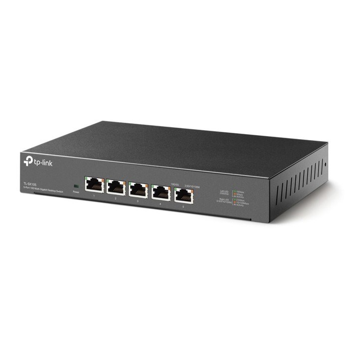 Коммутатор TP-Link TL-SX105, неуправляемый, 5х10/100/1000BASE-T - фото 51386527