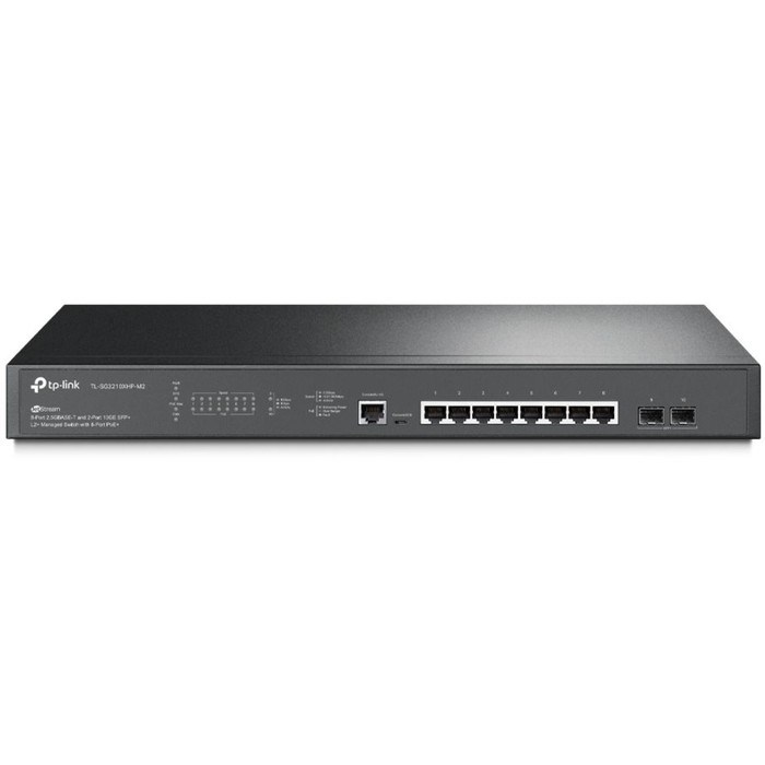 Коммутатор TP-Link TL-SG3210XHP-M2, управляемый, 8x100/1000/2.5GBASE-T - фото 51386565