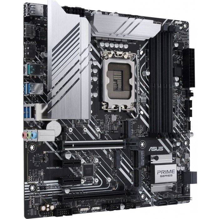 Материнская плата Asus PRIME Z690M-PLUS D4, LGA1700, Z690, 4хDDR4, VGA, HDMI, DVI, DP, mATX   967310 - фото 51386588