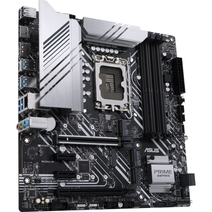 Материнская плата Asus PRIME Z690M-PLUS D4, LGA1700, Z690, 4хDDR4, VGA, HDMI, DVI, DP, mATX   967310 - фото 51386589